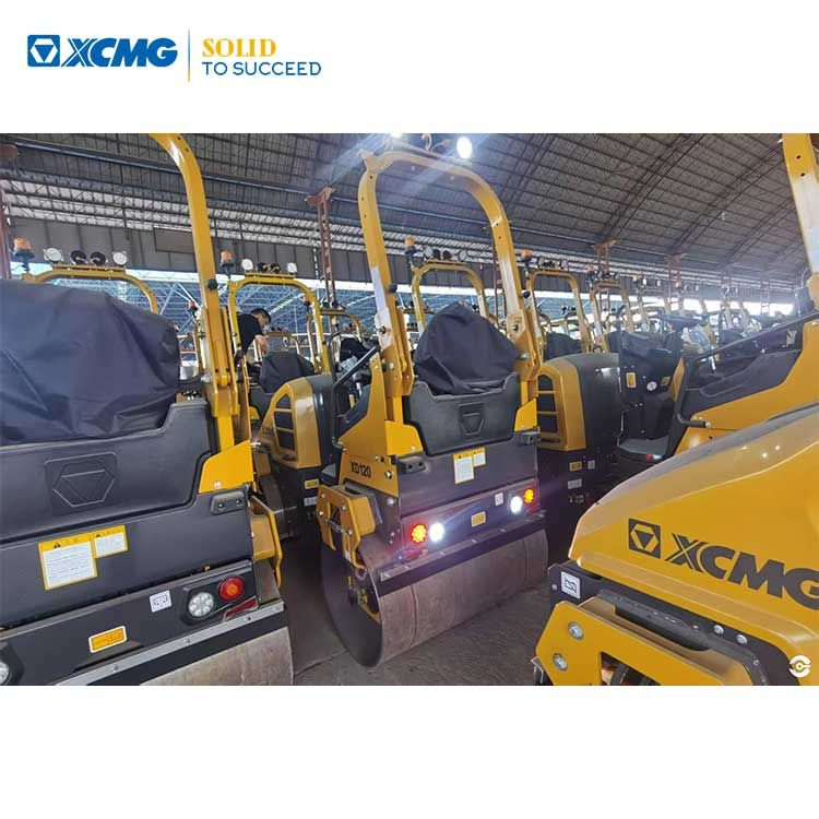 XCMG Official Second Hand Mini Roller XD120IV Small Single Drum Vibratory Road Roller Price